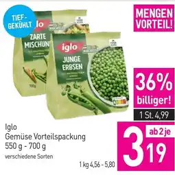 Sutterlüty Iglo Gemüse Vorteilspackung Angebot