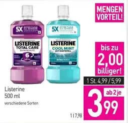Sutterlüty Listerine Angebot