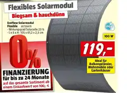 Bauhaus Ecoflow solarmodul flexible Angebot