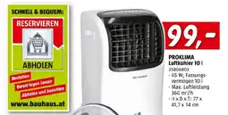 Bauhaus Proklima luftkühler 10 Angebot