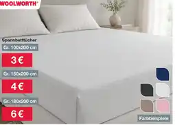 Woolworth Spannbetttücher Angebot