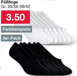 Woolworth Füßlinge Angebot
