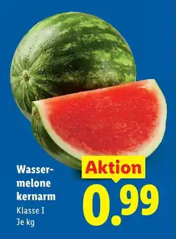 Lidl Wasser melone kernarm Angebot