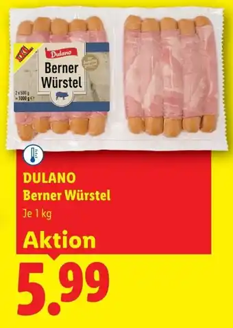 Lidl Dulano berner würstel Angebot