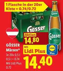 Lidl Gösser marzen Angebot