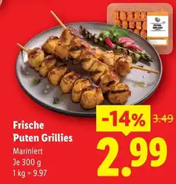 Lidl Frische puten grillies mariniert Angebot