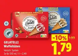 Lidl Gelatelli waffeltüten Angebot