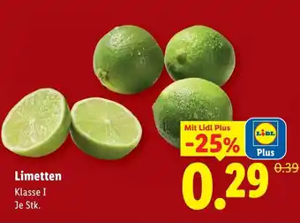 Lidl Limetten Angebot