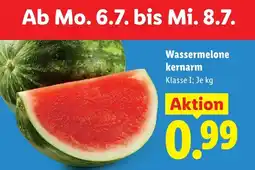 Lidl Wassermelone kernarm Angebot