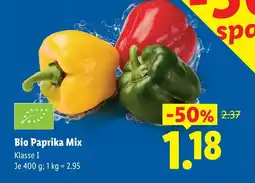 Lidl Bio paprika mix Angebot