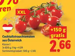 Lidl Cocktailstrauchtomaten aus Österreich Angebot