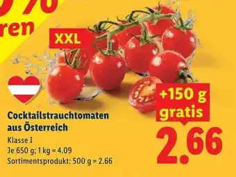Lidl Cocktailstrauchtomaten aus Österreich Angebot