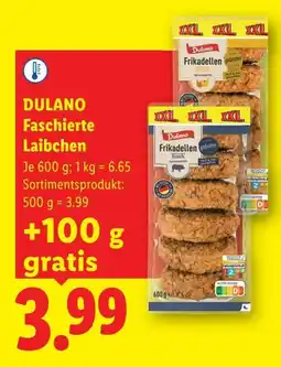 Lidl Dulano faschierte laibchen Angebot