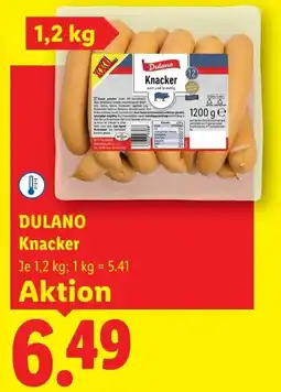 Lidl Dulano Knacker Angebot