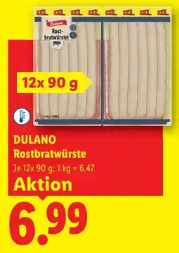 Lidl Dulano Rostbratwürstel Angebot