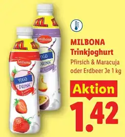 Lidl Milbona trinkjoghurt Angebot