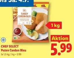Lidl Chef select puten cordon bleu Angebot