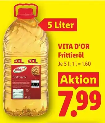 Lidl Vita d'or frittieröl Angebot