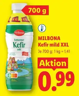 Lidl Milbona kefir mild xxl Angebot