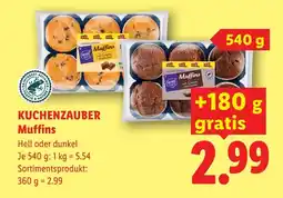 Lidl Kuchenzauber muffins Angebot