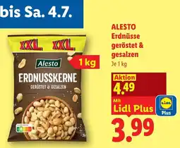 Lidl Alesto erdnüsse geröstet & gesalzen Angebot