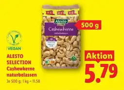 Lidl Alesto selection cashewkerne naturbelassen Angebot