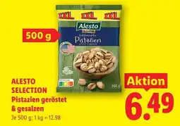 Lidl Alesto selection pistazien geröstet & gesalzen Angebot