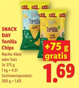 Lidl Snack day tortilla chips Angebot