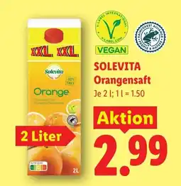 Lidl Solevita orangensaft Angebot