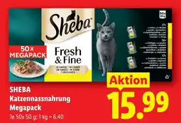 Lidl Sheba Katzennassnahrung Megapack Angebot