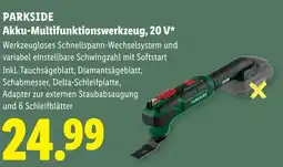 Lidl Parkside akku-multifunktionswerkzeug, 20 v Angebot