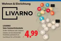 Lidl Livarno solar-sommerlichterkette Angebot