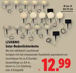 Lidl Livarno solar-bodenlichterkette Angebot