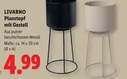 Lidl Livarno planztopf mit gestell Angebot