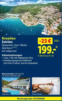 Lidl Kroatien istrien Angebot