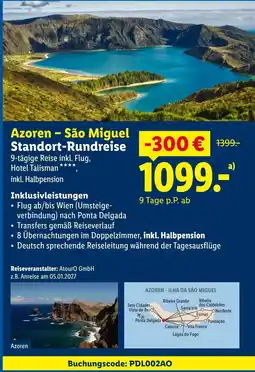 Lidl Azoren - São Miguel Angebot