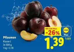Lidl Pflaumen Angebot