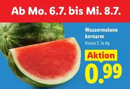 Lidl Wassermelone kernarm Angebot