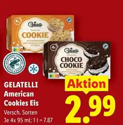 Lidl Gelatelli american cookies eis Angebot