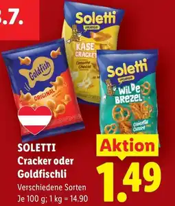 Lidl Soletti cracker oder goldfischli Angebot