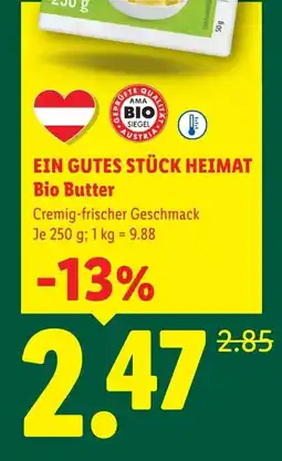 Lidl Ein gutes stück heimat bio butter Angebot