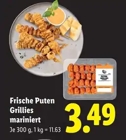 Lidl Frische puten grillies mariniert Angebot
