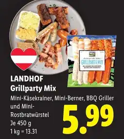 Lidl LANDHOF Grillparty Mix Angebot
