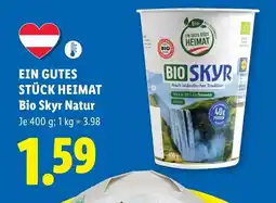 Lidl Ein gutes stück heimat bio skyr natur Angebot