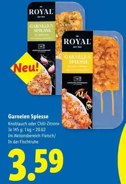 Lidl Garnelen Spiesse Angebot
