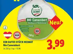 Lidl Ein gutes stück heimat bio camembert Angebot