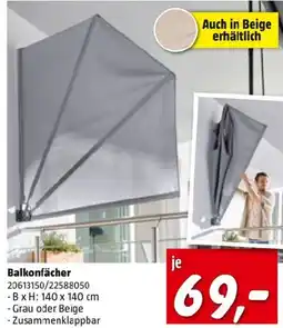 Bauhaus Balkonfächer Angebot