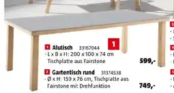 Bauhaus Alutisch Angebot