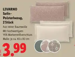Lidl Livarno satin- polsterbezug Angebot