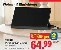 Lidl Tronic Portabler 15.6"-Monitor Angebot